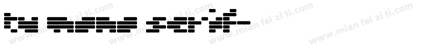 TV Mono Serif字体转换